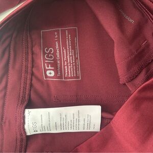 FIGS Burgundy Scrub Pants
